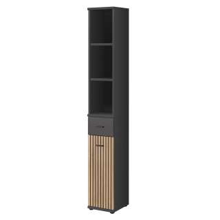 Skap Marco  - antrasitt-eik artisan - 30x203 cm