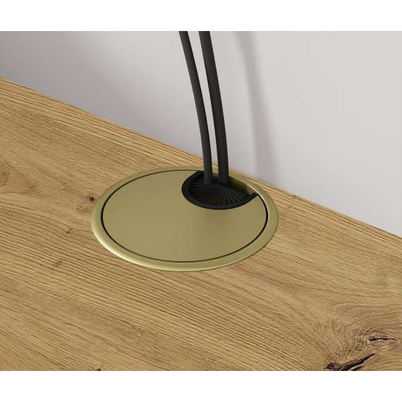 Hengende tv-benk Ica 156 - eik artisan / hvit matt