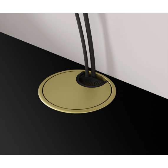 Hengende tv-benk Ica 156 - svart matt / eik artisan