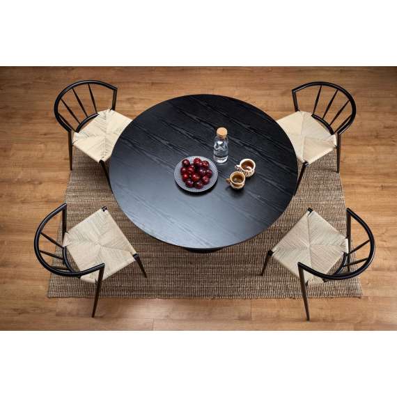 Spisebord Ginter 120 cm svart matt - rundt