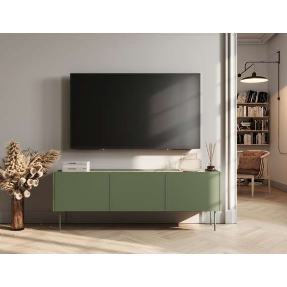 Tv-benk Desin 170 - oliven og eik - 3 dører