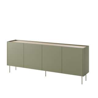 Skjenk Desin 220 - oliven og eik - 4 dører