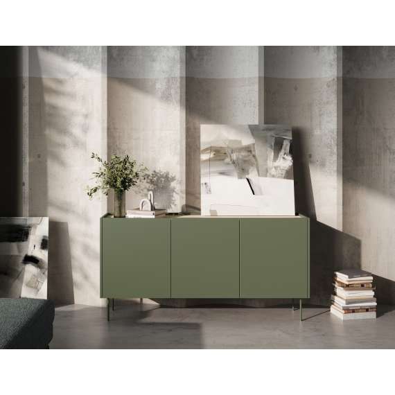 Skjenk Desin 170 - oliven og eik - 3 dører