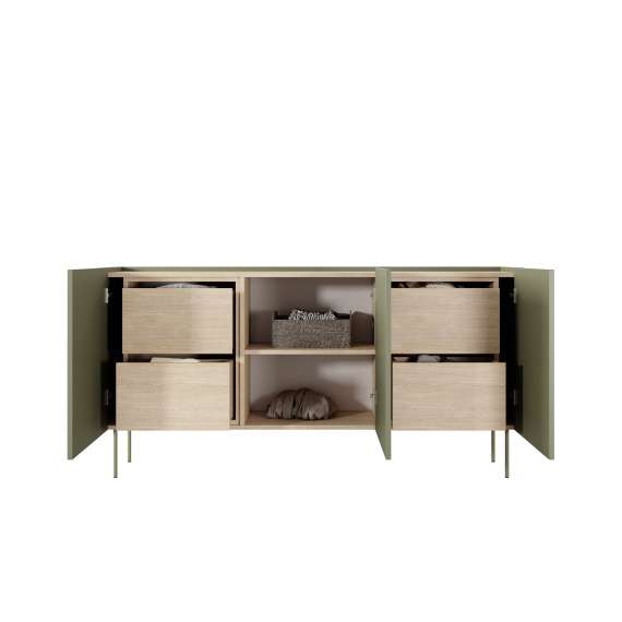 Skjenk Desin 170 - oliven og eik - 3 dører