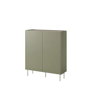 Skap Desin 120x140 - oliven og eik - 2 dører