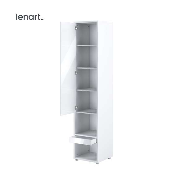 Skap til Bed Concept skapseng - Hvit høyglans