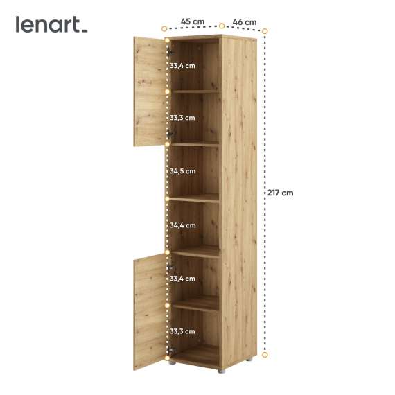 Skap 2D til Bed Concept skapseng - Trelook