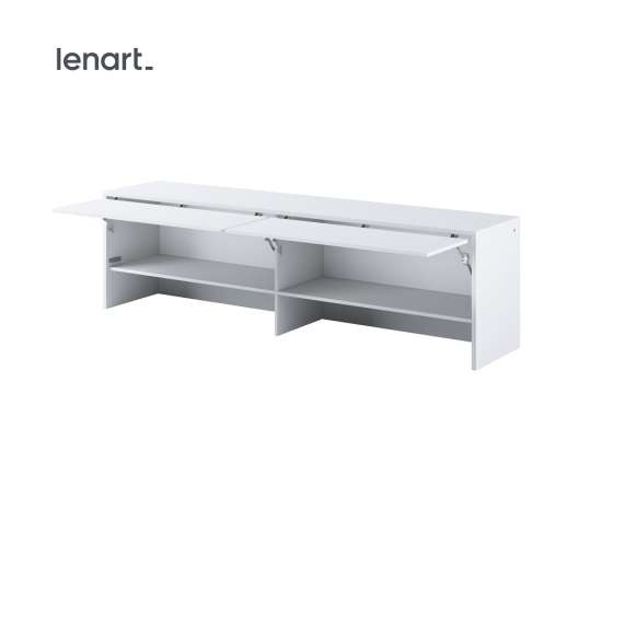 Overskap til Bed Concept skapseng 140 - Hvit matt