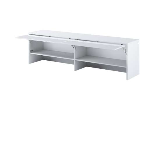 Overskap til Bed Concept skapseng 140 - Hvit høyglans