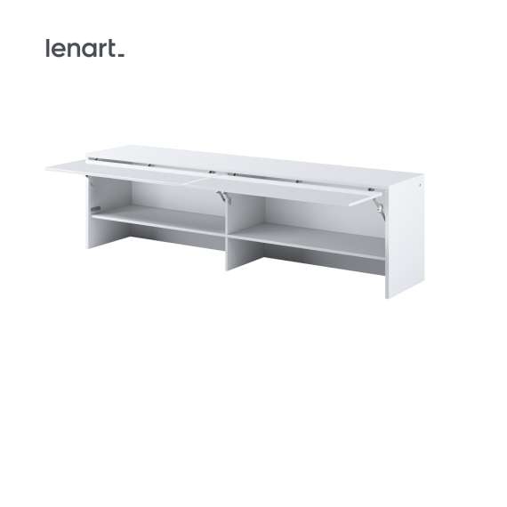 Overskap til Bed Concept skapseng 140 - Hvit høyglans