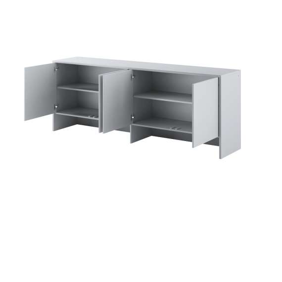 Overskap til Bed Concept skapseng 120 - Grå matt