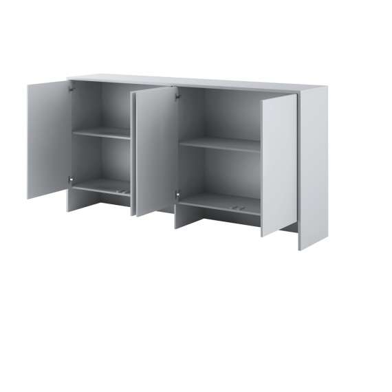 Overskap til Bed Concept skapseng 90 - Grå matt