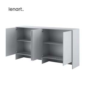 Overskap til Bed Concept skapseng 90 - Grå matt