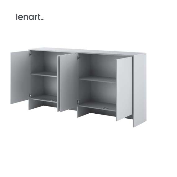 Overskap til Bed Concept skapseng 90 - Grå matt