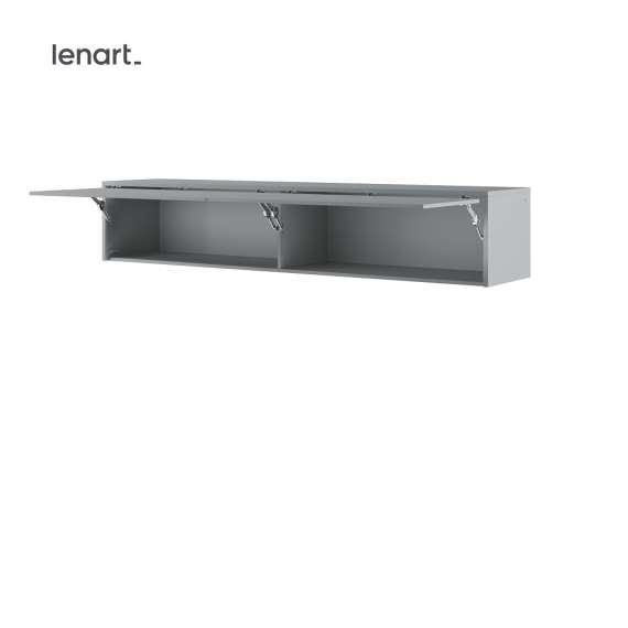 Overskap til Bed Concept skapseng 160 - Grå matt