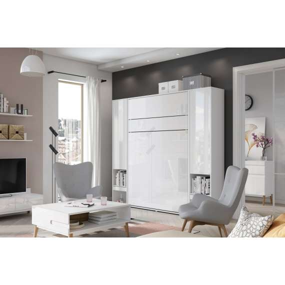 Overskap til Bed Concept skapseng 160 - Hvit matt