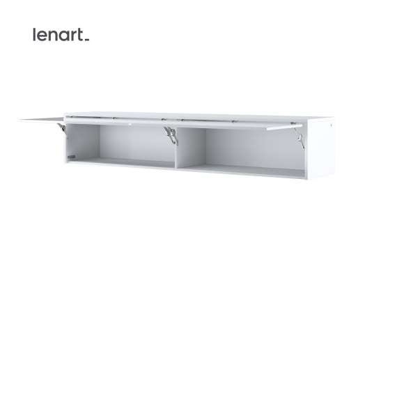 Overskap til Bed Concept skapseng 160 - Hvit høyglans