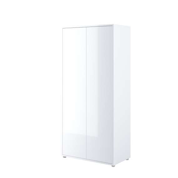 Garderobeskap til Bed Concept 101x218 - Hvit høyglans