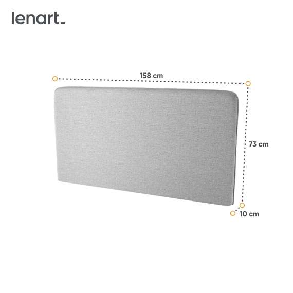 Sengegavl til Bed Concept skapseng 160