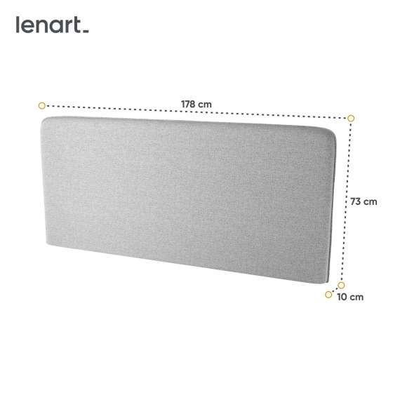 Sengegavl til Bed Concept skapseng 180