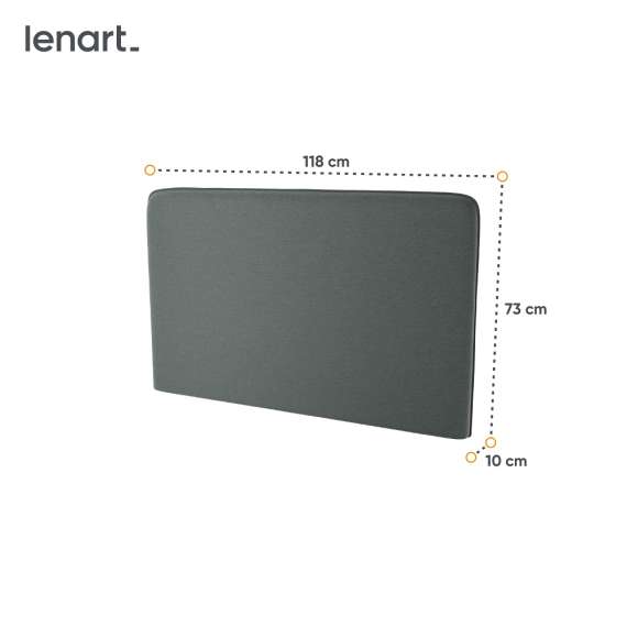 Sengegavl til Bed Concept skapseng 120