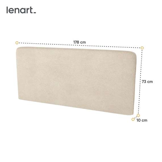 Sengegavl til Bed Concept skapseng 180 - boucléstoff