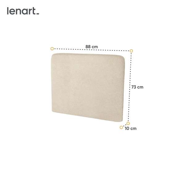 Sengegavl til Bed Concept skapseng 90 - boucléstoff