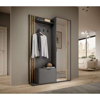 Garderobe til entré Nelly 131x192 cm -  Speil - Spiler