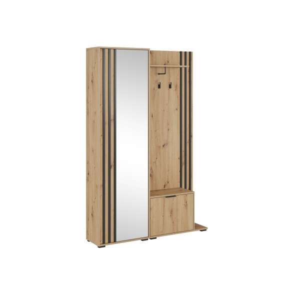 Garderobe til entré Nelly 131x192 cm -  Speil - Spiler