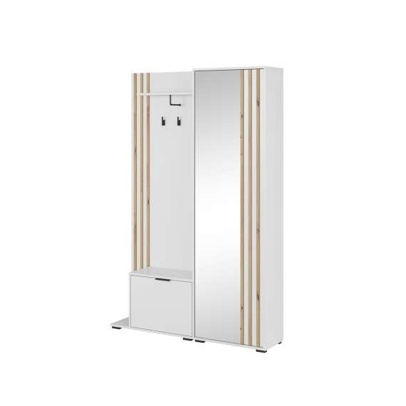 Garderobe til entré Nelly 131x192 cm -  Speil - Spiler