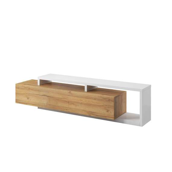 Tv-benk Bota 219 cm - Hvit - Trelook