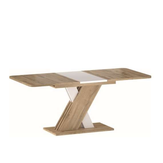 Spisebord Exel 140-180 cm - Eikelook - hvit
