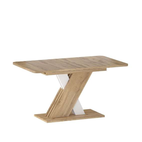 Spisebord Exel 140-180 cm - Eikelook - hvit