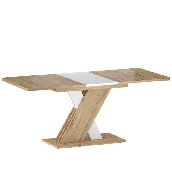 Spisebord Exel 140-180 cm - Eikelook - hvit