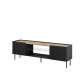 Tv-benk ONDA 180x58 - sort - vegghengt - gulvstående