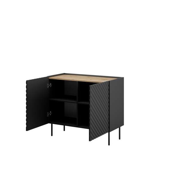 Skjenk ONDA 98x85 - sort - 2 dører