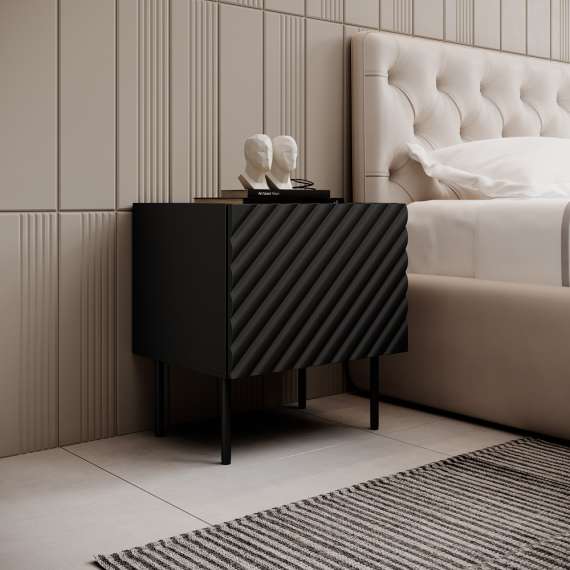 Nattbord ONDA 50x54 - sort