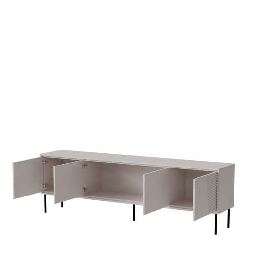 Tv-benk ABI 200x62 - cashmere - 4 dører