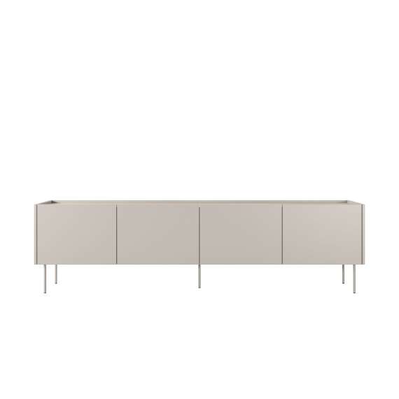 Tv-benk Desin 220 - cashmere og eik - 4 dører