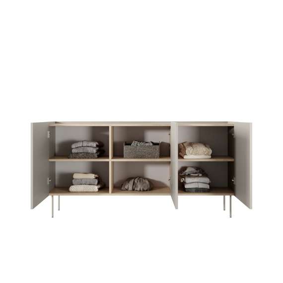 Skjenk Desin 170 - cashmere og eik - 3 dører