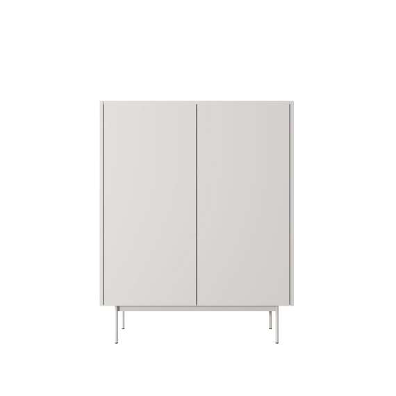 Skap Colo 97x122 - cashmere og eik - 2 dører