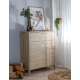 Kommode Cozy 92x116 - eik - 4 skuffer