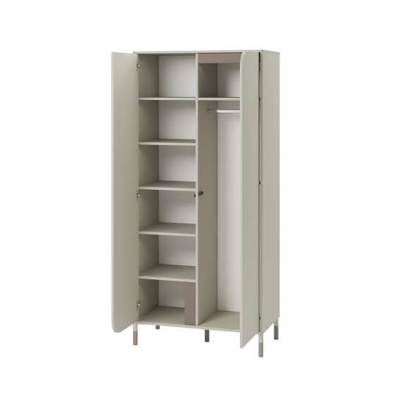 Garderobeskap Harmony 92x201 - cashmere matt
