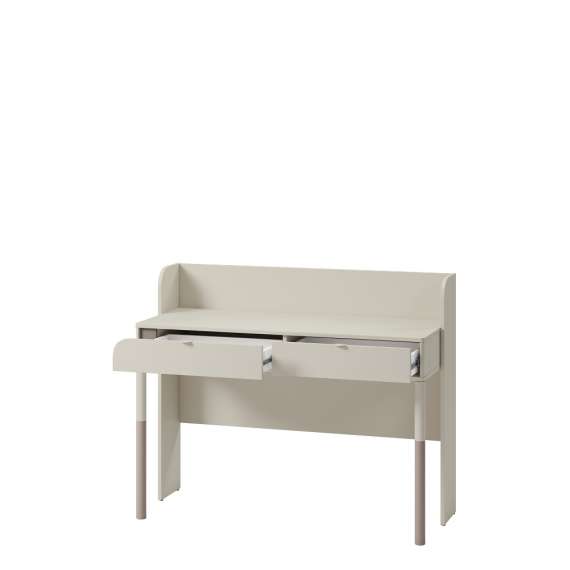 Skrivebord Harmony 122x50 - cashmere matt - 2 skuffer