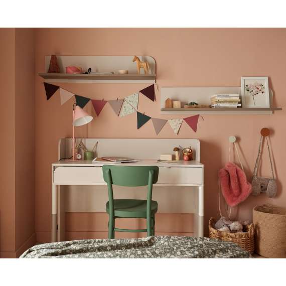 Skrivebord Harmony 122x50 - cashmere matt - 2 skuffer