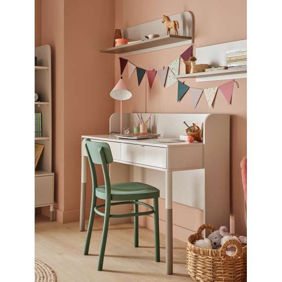 Skrivebord Harmony 122x50 - cashmere matt - 2 skuffer