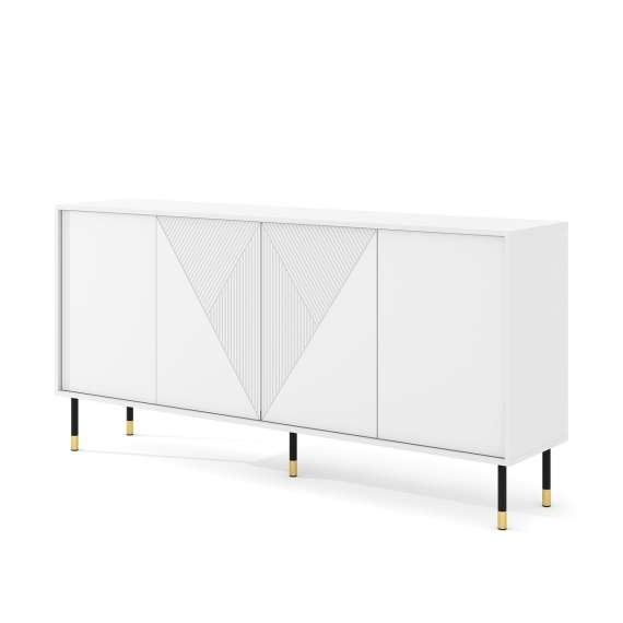 Skjenk  Woody 180 - hvit matt - 4 dører