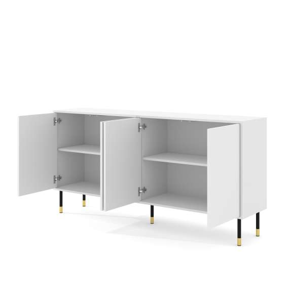 Skjenk  Woody 180 - hvit matt - 4 dører