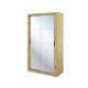 Garderobeskap Arti 120x215 - eik - speil