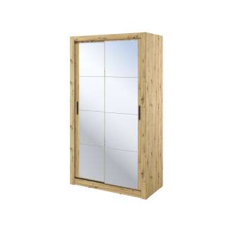 Garderobeskap Arti 120x215 - eik - speil